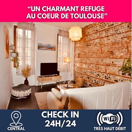 Le Charme D'Arnaud Hypercentre Wifi Accueil Gratuit H24 Daire Toulouse Dış mekan fotoğraf
